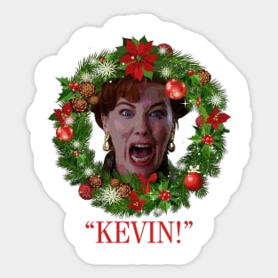 Kevin Movie Quotes Christmas Ornament Sticker